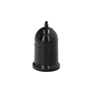Portalampada E-27 a vite da 4 Ampere, nero. - Product Image 5