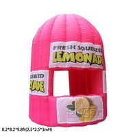 Stand de concession de limonade en PVC, équipement de tente de boisson, stand de bar gonflable