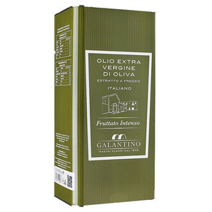 Huile d'olive extra vierge italienne de Puglia Galantino, intensément fruitée, bidon de 3 litres, qualité supérieure, prête à l'emploi - Product Image 1