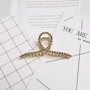 مشابك شعر ذهبية كورية رائجة المبيع مشابك معدنية للشعر للفتيات - Product Image 5