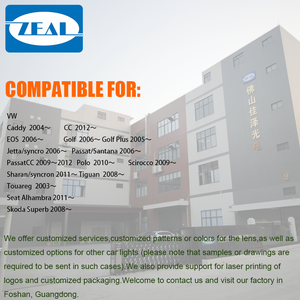 Lámparas de luz LED de color RGB para VW <span class=keywords><strong>Caddy</strong></span> CC EOS Golf Jetta Passat Polo Scirocco Seat Alhambra Skoda Superb, paquete de 2 - Product Image 2