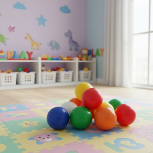 ลูกบอลบีบคลายเครียดทรงกลมทำจากโฟม PU รับทำโลโก้ตามสั่ง เหมาะสำหรับของขวัญส่งเสริมการขายทางธุรกิจ - Product Image 4