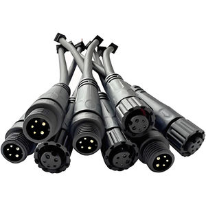 OEM IP67 M12ไฟฟ้ากันน้ำสำหรับผู้ชายและผู้หญิง, สายไฟ LED พลังงานแสงอาทิตย์2-6ขาเชื่อมต่อพีวีซีสำหรับรถจักรยานยนต์ยานพาหนะ - Product Image 1
