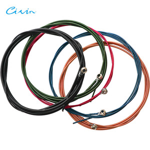 Nguồn Nhà Máy Giá Bán Buôn Chất Lượng Cao Chống Gỉ Hexangular Lõi Thép Đầy Màu Sắc Bass <span class=keywords><strong>Guitar</strong></span> Chuỗi 4 Dây Set - Product Image 6