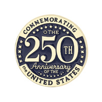Épingles de revers en alliage de zinc émaillé souple, souvenir du 250e anniversaire de la Journée Nationale des États-Unis 2026, drapeau américain, pour casquettes, chapeaux et vêtements