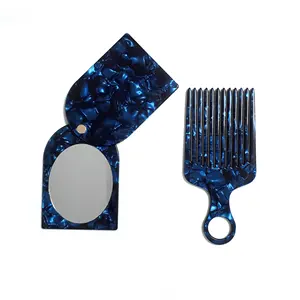 dễ thương bàn chải tóc Suppliers-2021 Cellulose Acetate Tóc Combs Biểu Tượng Tùy Chỉnh Tóc Chọn Afro Lược Dễ Thương Bàn Chải