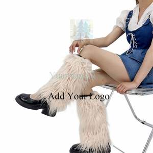 Fashion Fluffy Warm Plush Shoes Winter Snow <strong>Boots</strong> Women Knee-High Imitation Leather <strong>Boots</strong> and Bag Set Thigh High <strong>Boots</strong> Women - Product Image 6