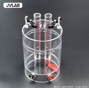 Electrolizador de Agua Estilo Hoffman, Electrodos de Grafito Tipo Escolar Mejorados, Base Integrada, Tubos Volumétricos, para Física/Química - Product Image 6