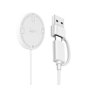 Universale portatile 15W veloce Wireless Smart Phone caricabatterie 3 in1 Design con una porta + C per I Phone 17 16 15 14 13 ../i Watch/<span class=keywords><strong>Air</strong></span> Pods - Product Image 4