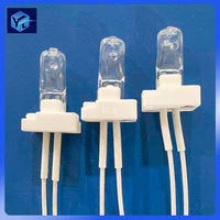 Lampe halogène, éclairage visuel, four, friteuse à air, haute température, économie d'énergie, perles blanches, 220V, fabricant en gros