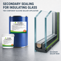 Scellant silicone bicomposant FEIDU'S HOME FD-8000 pour appareils électroménagers et verre isolant