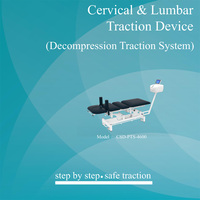 Table de traction électrique médicale cervicale et lombaire pour la décompression vertébrale en physiothérapie