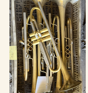 Trompette BB Saturn Water Key Sanded Gold Plated, son professionnel exceptionnel, pour professeur de trompette - Product Image 6