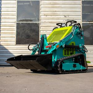 Gratis pengiriman mesin Diesel Skid Steer selip Tiongkok pemuat Steer selip hidrolik dengan harga bagus 0.5 Ton - Product Image 5