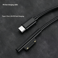 Câble de charge rapide PD USB Type-C 15V 3A pour Microsoft Surface Pro 3 4 5 6 7