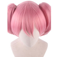 Perruques synthétiques courtes roses résistantes à la chaleur Ainizi, perruques de cosplay Kaname Madoka inspirées de l'anime japonais Madoka Magica