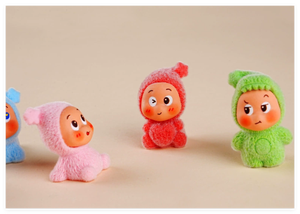 Miniature Luminose per Bambini, Statuette 3D di Angioletti Seduti, Decorazioni per Torte, Giocattoli Portafortuna - Product Image 3