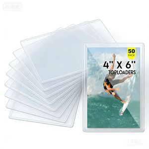 ซองใส่การ์ด Xuefeng ขนาด 4 x 6 นิ้ว แบบใส ป้องกันการ์ดและรูปภาพ แพ็ค 50 ชิ้น - Product Image 2