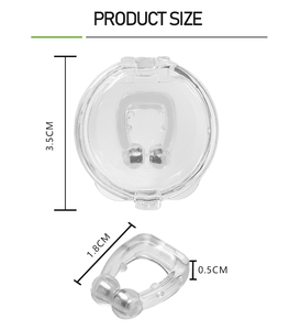 Clip nasal anti-ronflement en silicone, confortable à porter, magnétique, améliore la qualité du sommeil - Product Image 6