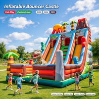 Château gonflable pour enfants, trampoline, toboggan, jeux d'extérieur pour fêtes scolaires, vente en gros