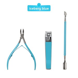 Pince à cuticules professionnelle et <span class=keywords><strong>ciseaux</strong></span> ensemble <span class=keywords><strong>de</strong></span> 3 pièces <span class=keywords><strong>ciseaux</strong></span> <span class=keywords><strong>de</strong></span> manucure pour callosités coupe-ongles Kit <span class=keywords><strong>de</strong></span> poussoir coupe-cuticules - Product Image 4