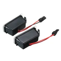 2Pcs Eclairage de plaque d'immatriculation de voiture pour Ford KUGA S MAX MONDEO MK4 MK5 MK2 FIESTA 2008-2019 FOCUS Plastic 12V LED Signal Lamp