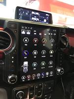 Lecteur multimédia de voiture Android 13 avec écran vertical de 12,1 pouces de style Tesla pour JEEP Wrangler 2018-2021 4+64 Go Carpaly/Android Auto