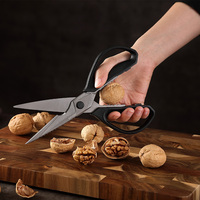 XINZUO nouveaux outils de cuisson multifonctionnels cisailles noir titane plaqué 4Cr13 ciseaux de cuisine en acier inoxydable