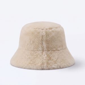 Sombrero de Pescador Personalizado al por Mayor con Logotipo Bordado, de Piel Sintética, Cálido, de Sherpa, para Invierno, para Mujer, Fabricante - Product Image 5