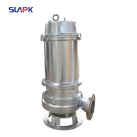 Pompe à eaux usées en acier inoxydable, macéreuse, submersible, haute puissance, pour eaux usées industrielles et municipales