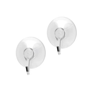 Suction <b>Hook</b> Transparent 2 Pieces Metaltex Novelty <b>Hooks</b> - Product Image 1