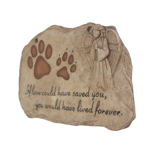 Paw Prints Pet <strong>Dog</strong> <strong>Memorial</strong> <strong>Stones</strong> Garden <strong>Stones</strong> with Angel Statue for Pets Sympathy <strong>Memorial</strong> Gifts Loss Gifts - Product Image 6