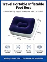 Oreiller de voyage gonflable doux avec poche pour poche de glace, respirant et rafraîchissant, idéal pour le sommeil estival et le camping.