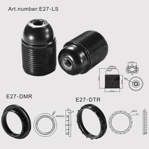 Portalámparas Vintage E27, portalámparas de baquelita para candelabros y luces colgantes, portalámparas de tornillo - Product Image 4
