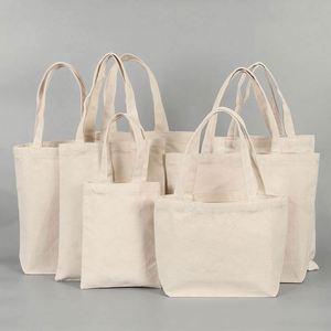 Bolsa de Mano de Algodón Natural 100% Puro, Personalizable con Logotipo, Resistente, Grande, Reutilizable, en Morado, Azul y Blanco, para Compras y Uso Diario - Product Image 1