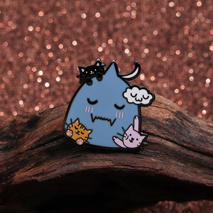 Spilla in metallo smaltato a forma di gatto blu HZ Creative Cartoon Fullmetal <span class=keywords><strong>Alchemist</strong></span> con tecnica placcata per accessori natalizi - Product Image 4