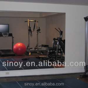 Modern Design Polished Edge All-Around Vinyl Backed Safety <b>Mirror</b> for Gym Made of Glass - Product Image 4