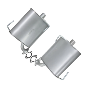 Paire de silencieux d'échappement compatibles avec Forester 2009-2013 et Impreza 2008-2011 2.5L, en acier inoxydable. - Product Image 1