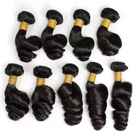 Ekstensi Rambut Pita Karet Biru 12A Rambut Sambungan Kutikula Selaras Ombre Coklat 3T Sorot Tubuh Gelombang Mink Rambut Manusia Bundel Renda Wig Depan