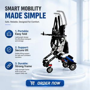 Leyidi Intelligent Automatic Gait Trainer CE Certified Electric Rollator Wheelchair for Walking Rehabilitation