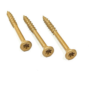 สกรูยึดพื้นระเบียงคุณภาพสูง ทนสนิม ขายส่งจากโรงงาน # 10 # 8 # สกรูเกลียวปล่อย 9 หัว แบบทอร์กซ์ - Product Image 6