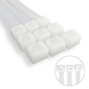 สายรัดเคเบิลไนลอน 100% สีธรรมชาติ 7.5 x 450 มม. (บรรจุ 100 ชิ้นต่อถุง) - Product Image 3