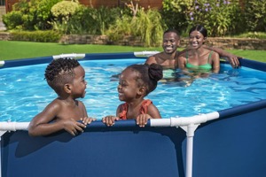 <span class=keywords><strong>Piscine</strong></span> familiale hors sol <span class=keywords><strong>ronde</strong></span> en acier et PVC certifiée CE 56677, 3,05 m x 76 cm, écologique - Product Image 3