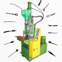 Machine de moulage par injection verticale d'occasion/neuve 15t 25t 35t 45t avec PLC, machine de fabrication de produits en plastique, câble USB, cordon d'alimentation