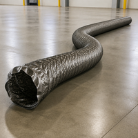 Tuyau d'évacuation flexible de haute qualité, ignifuge, antistatique, en PVC extrudé, pour la ventilation minière, durabilité industrielle