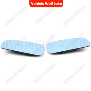 กระจกมองหลังรถยนต์ Pareau สำหรับ Audi A4 B5 A6 C5 ขวา 8D0857536E ซ้าย 8D0857535E สีดำ ABS อะไหล่ทดแทนใหม่ - Product Image 3