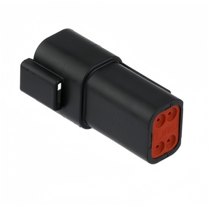 ตัวเชื่อมต่อแบบเชื่อมต่อกันแบบดั้งเดิมใหม่ <span class=keywords><strong>DT04</strong></span>-<span class=keywords><strong>4P</strong></span>-<span class=keywords><strong>CE02</strong></span>ตัวเชื่อมต่อทรงสี่เหลี่ยมผืนผ้า4POS ตัวผู้ - Product Image 1