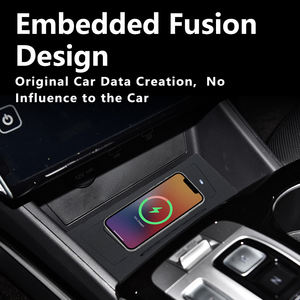 Pour Hyundai <span class=keywords><strong>Tucson</strong></span> Nx4 2021-voiture Qi chargeur sans fil rapide téléphone portable plaque de charge adaptateur intérieur Modification Auto pièces - Product Image 3