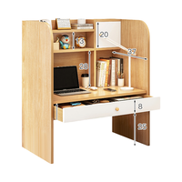 Petit bureau d'ordinateur portable pour étudiant dortoir chambre à coucher supérieure table de lit superposé avec des fonctionnalités paresseuses bureaux d'ordinateur