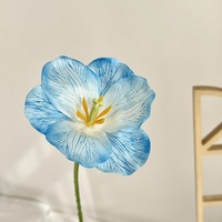 YOPIN-8155 Fleurs artificielles en soie imprimées en 3D, tulipes pour la maison, les mariages, les bouquets de mariée, accessoires de photographie